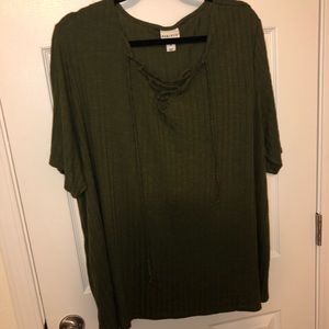 Plus size knit top